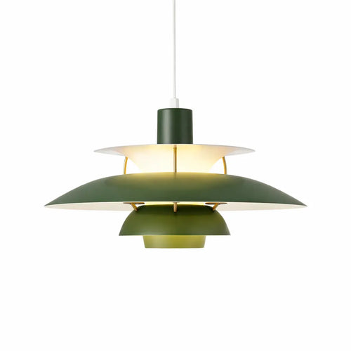 suspension macaron vert abat jour